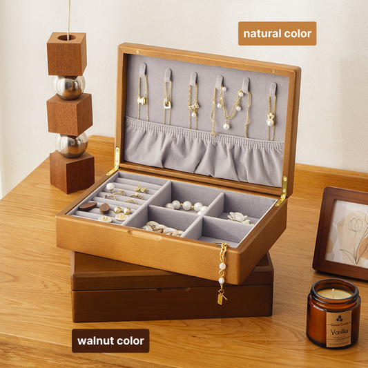 Wood Jewelry Box -2 Colors