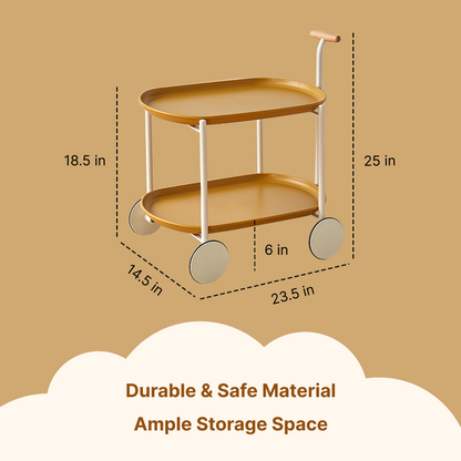 Bar Cart, Dining & Living Serving, Metal, Plastic