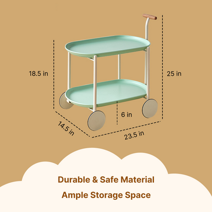 Bar Cart, Dining & Living Serving, Metal, Plastic