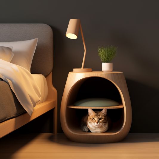 Nightstand With Pet Spot