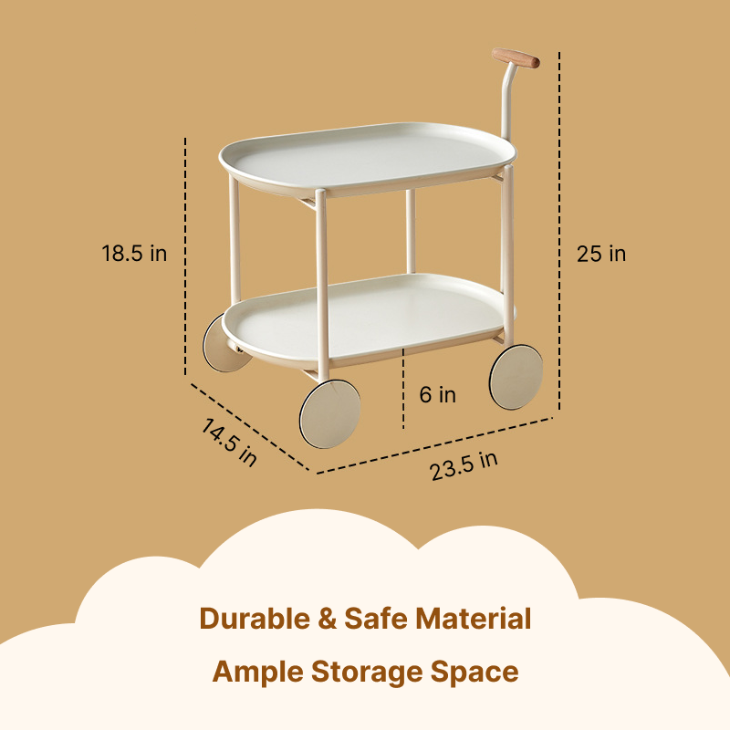 Bar Cart, Dining & Living Serving, Metal, Plastic