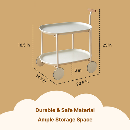 Bar Cart, Dining & Living Serving, Metal, Plastic